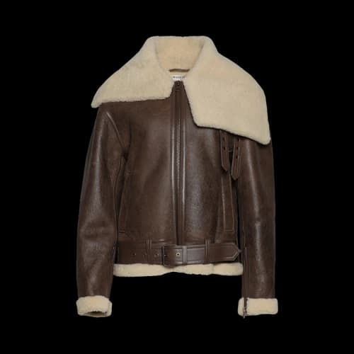 JW Anderson Shearling Jacket 'Brown/Natural'