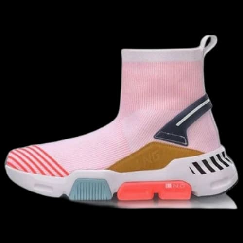Li-Ning No Boundry Hi 'Pink Grey' (Women's)