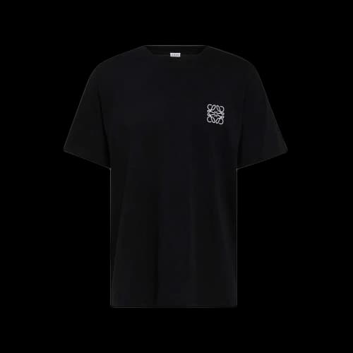 Loewe Anagram Cotton T-Shirt Black