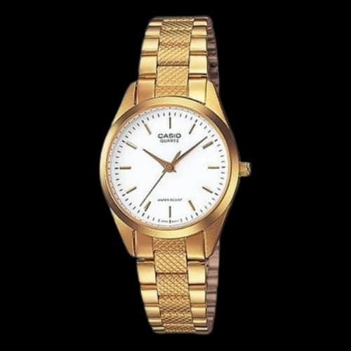 CASIO Stainless Steel Strap Gold Analog