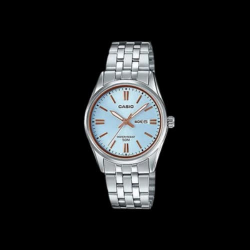 CASIO Waterproof Light Blue Analog