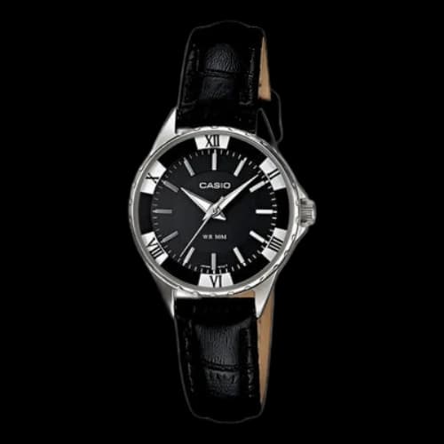 CASIO Quartz Movement Watch 50m Waterproof Leather Strap