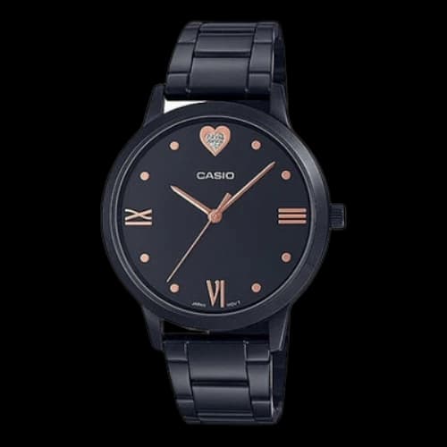 CASIO Minimalistic Watch waterproof Black Analog