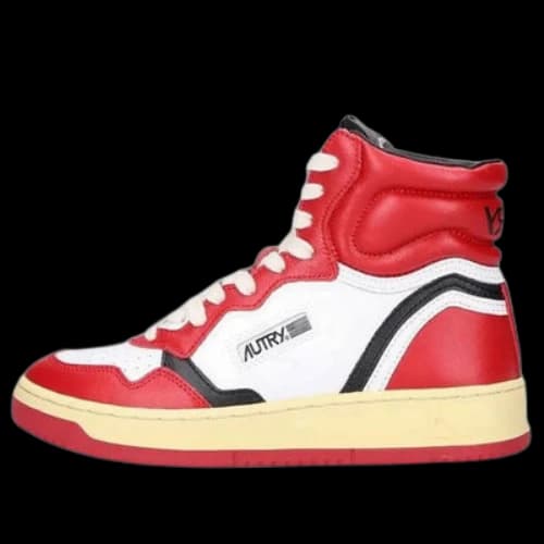 Autry Action Shoes Liberty Leather High 'Red' (Women's)