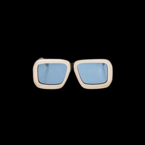 Loewe Acetate Sunglasses 'Shiny Beige/Blue'