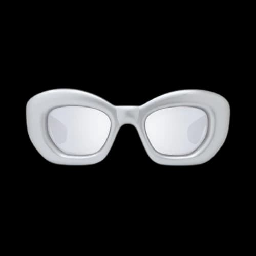 Loewe Cat Eye Injection Sunglasses 'Grey/Silver'