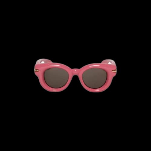 Loewe Inflated Sunglasses 'Shiny Pink/Brown'