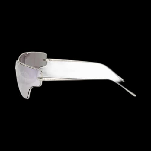 Loewe Signature Sunglasses 'Shiny Palladium/Smoke'