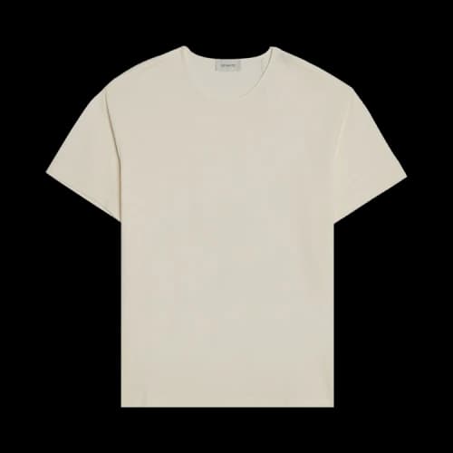Lemaire Jersey Rib T-Shirt 'White'