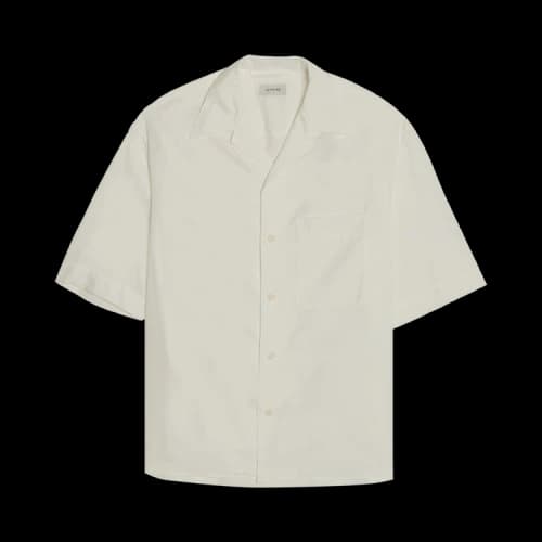 Lemaire Short Sleeve Shirt 'White'