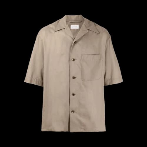 Lemaire Short Sleeve Shirt 'Taupe'