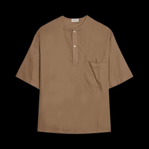 Lemaire Henley Top 'Taupe'