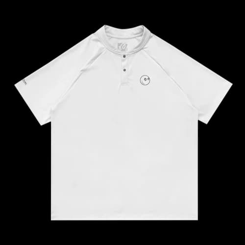 Malbon Performance Blade Collar Polo Shirt Slate