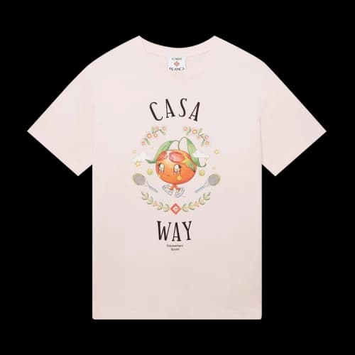 Casablanca Casa Way Kawaii Orange Printed T-Shirt 'Pink'