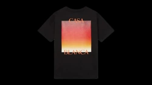 Casablanca Gradient Square Tee Black