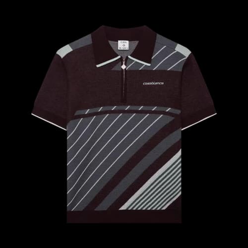 Casablanca Diagonal Sporty Polo 'Purple'