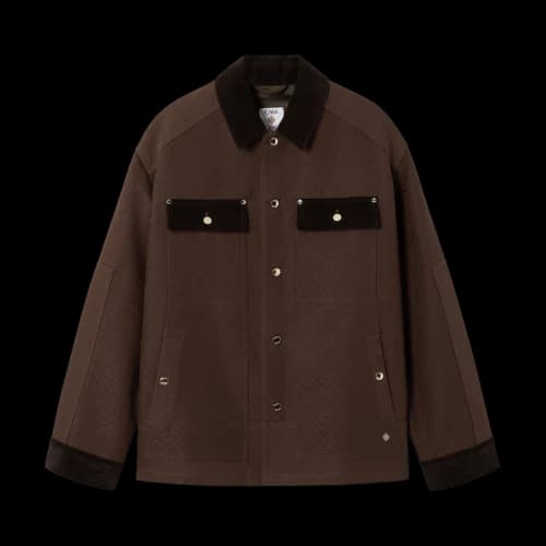 Casablanca Workwear Safari Jacket 'Monogram Dark Brown'