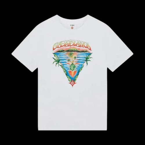 Casablanca Innocence Triangle Classic T-Shirt 'White'