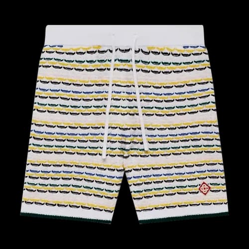 Casablanca Tuck Stitch Shorts 'Multicolor'