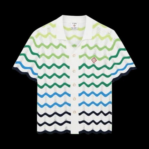 Casablanca Wave Knit Shirt 'Multicolor'