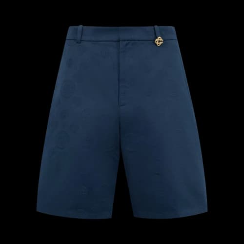 Casablanca Monogram Shorts 'Navy'