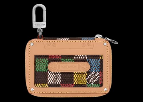 Louis Vuitton LV Tape Key Holder and Bag Charm Multicolor