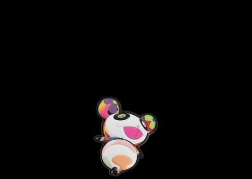 Louis Vuitton x Takashi Murakami Superflat Panda Bag Charm Multicolored