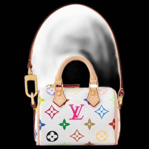 Louis Vuitton x Takashi Murakami Micro Speedy Bag Charm Multi