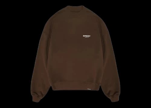 Represent Owner's Club Sweater Brown/White