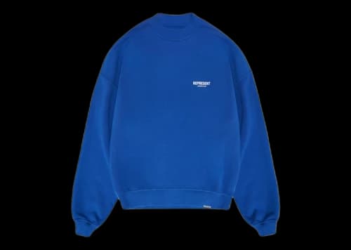 Represent Owner's Club Sweater Cobalt Blue/White