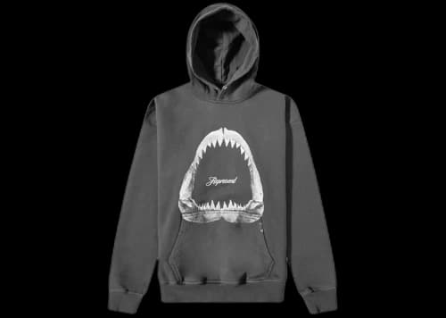 Represent Shark Jaws Hoodie Vintage Grey
