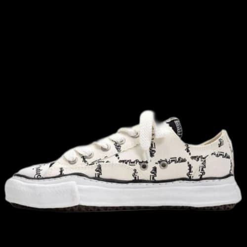 Maison MIHARA YASUHIRO PETERSON OG Sole MY Printed Low-top Sneaker 'White'