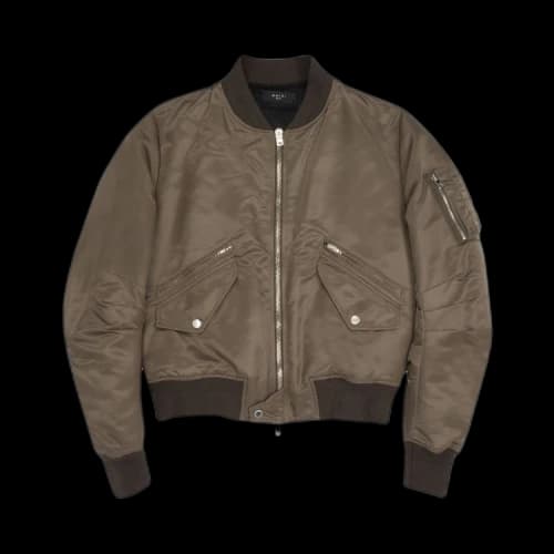 Amiri Silk Nylon Bomber 'Brown'