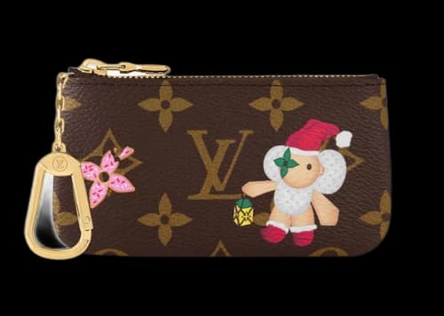 Louis Vuitton Key Pouch Monogram/Candy Red