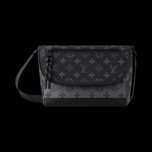 Louis Vuitton Pulse Messenger 'Monogram Eclipse Reverse Canvas/Black Monogram Eclipse Canvas'