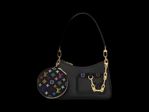 Louis Vuitton x Takashi Murakami Marellini Black Multicolored