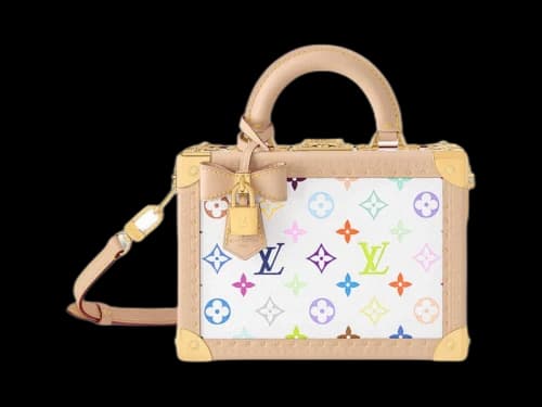 Louis Vuitton x Takashi Murakami Petite Valise White Multicolored