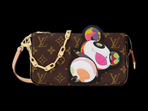 Louis Vuitton x Takashi Murakami Panda Pochette Accessories Monogram