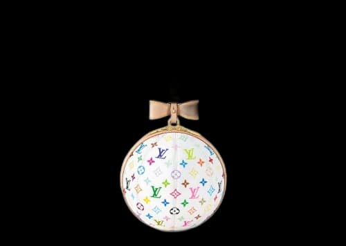 Louis Vuitton x Takashi Murakami Koro Koro Clutch White