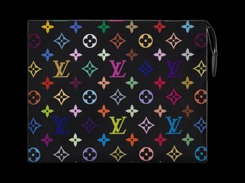 Louis Vuitton x Takashi Murakami Toiletry Pouch Black Multicolored