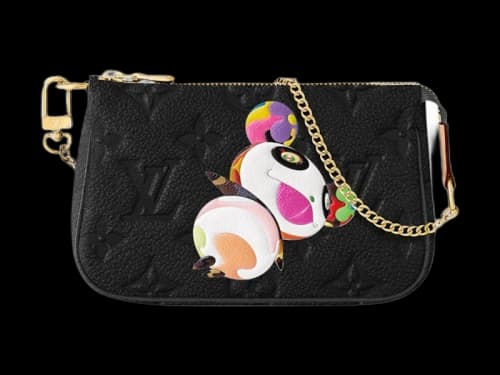 Louis Vuitton x Takashi Murakami Mini Pochette Accessoires Black