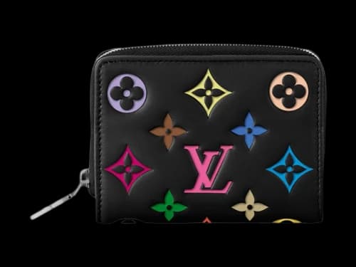 Louis Vuitton x Takashi Murakami Lou Wallet Black Multicolored