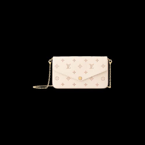 Louis Vuitton Pochette FéLicie 'Bicolor Eden Embossed Cowhide Leather'