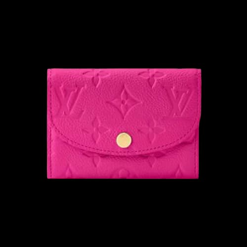 Louis Vuitton Rosalie Coin Purse 'Frozen Orchid Monogram Embossed Empreinte Cowhide Leather'