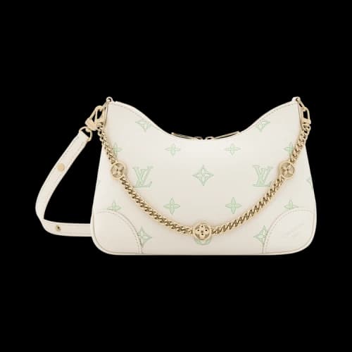 Louis Vuitton Boulogne PM 'Monogram Milky White/Green Embossed Empreinte Cowhide Leather'