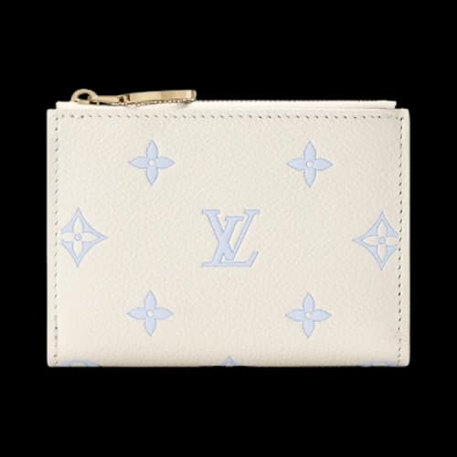 Louis Vuitton Lisa Wallet 'Monogram Milky White/Jade Green Empreinte Cowhide Leather'