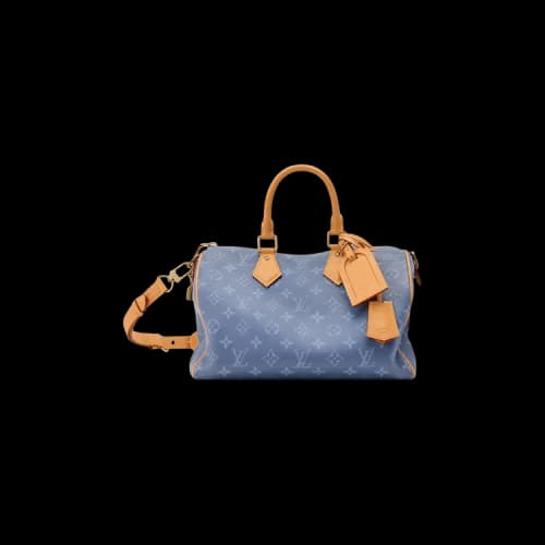 Louis Vuitton Speedy P9 Bandoulière 30 'Silk Blue Calfskin Leather'