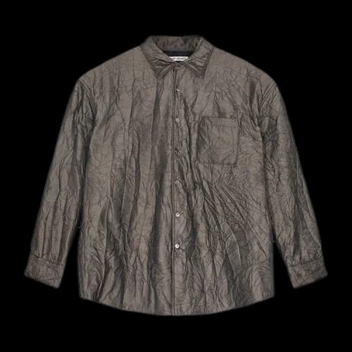 Our Legacy Crushed Taffeta Tech Borrowed Jacket 'Grey'