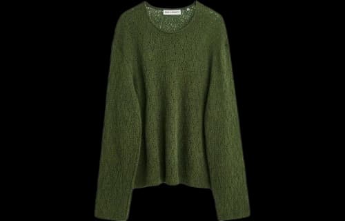Our Legacy Double Lock U Neck Sweater 'Green'