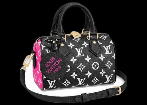 Louis Vuitton Speedy Bandouliere 20 Black/White